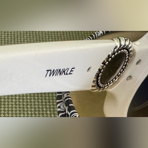 Brighton Black and White Twinkle Sunglasses - Picture 4 of 10